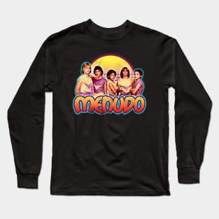 Menudo - Yellow Purple distressed Long Sleeve T-Shirt